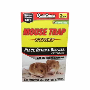 2pcs Strong and Sticky Glue Traps Mouse Trap for Indoor Outdoor 21cm x 14cm