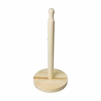 Wooden Tissue Holder Roll Holder Free Standing Paper Tower Stand for Kitchen Bathroom Bedroom