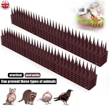 4.4m Fence Wall Spike Set 9PCS Garden Gate Shed Pest Deterrent Weather Resistant