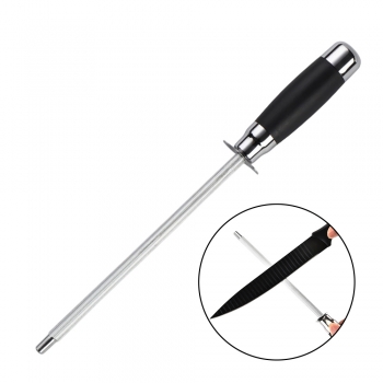 Knife Sharpener Professional Steel Rod Sharpener Honing Rod