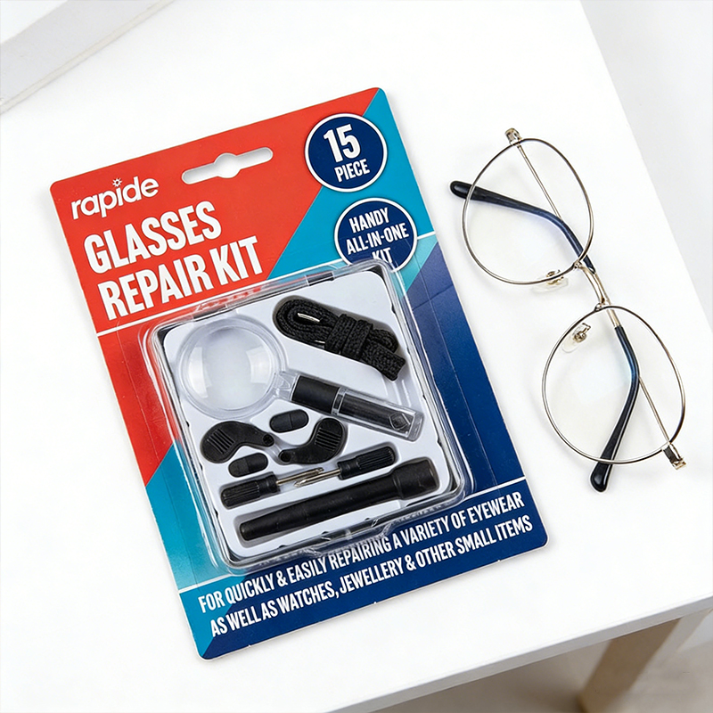 Glasses Repair Kit 15 Piece Set Eyeglass Repair Tool