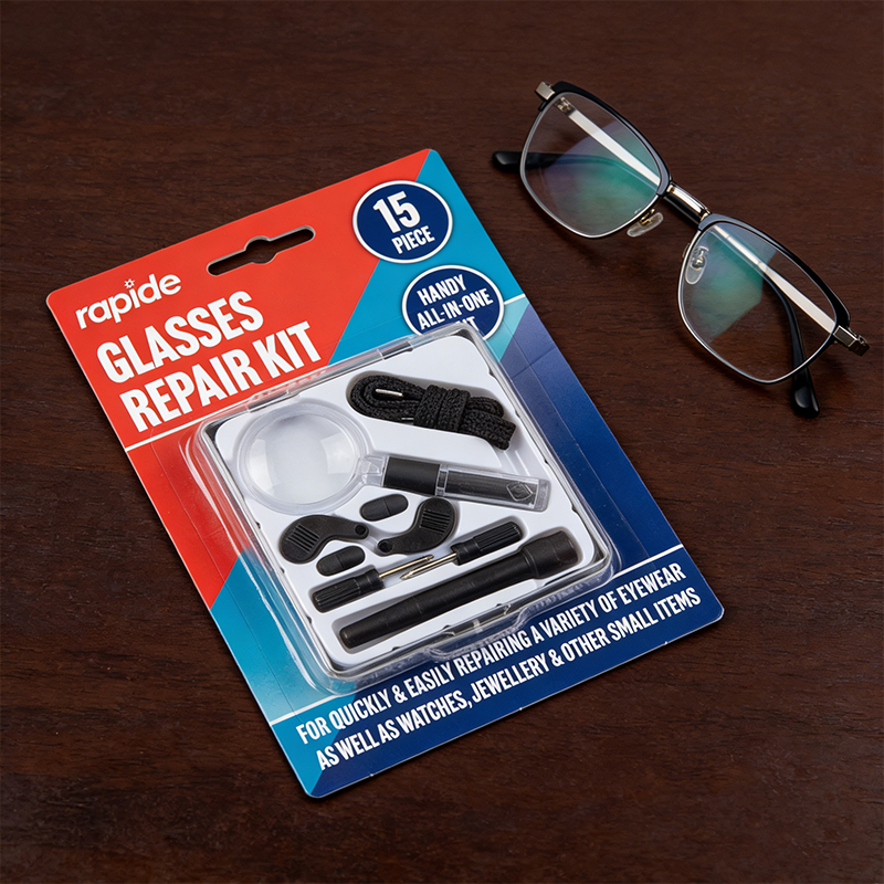 Glasses Repair Kit 15 Piece Set Eyeglass Repair Tool