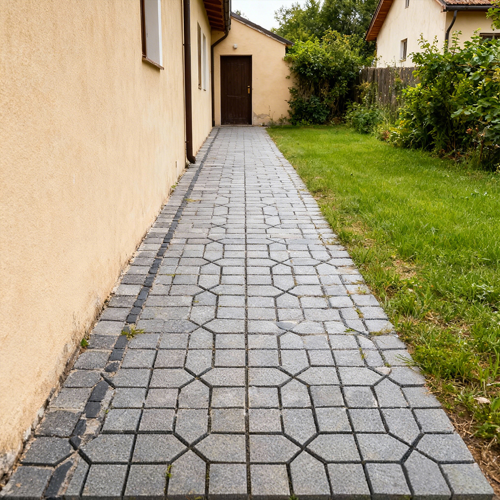 2Pack 40cm Paving Mold Concrete Moulds Outdoor Garden DIY Walkway Maker Mold Stepping Stone Paving Pavement Mold