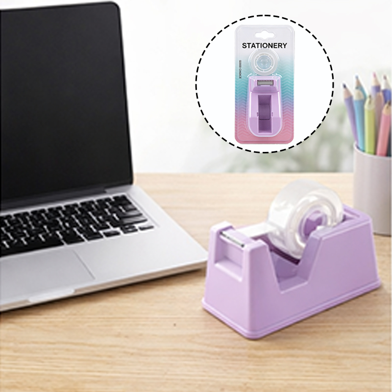 Stationary Tape Dispenser with 1 Tape Roll Non slip Base Tape Dispenser