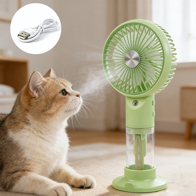 Handheld Mist Fan With Water Humidifier Cooler USB Hand Spray Fans Summer Fan