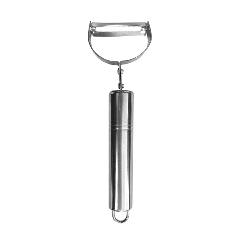 Metal Vegetable Peeler Potato Peeler Melon Fruit Kitchen Peeler with Non Slip Handle 17cm