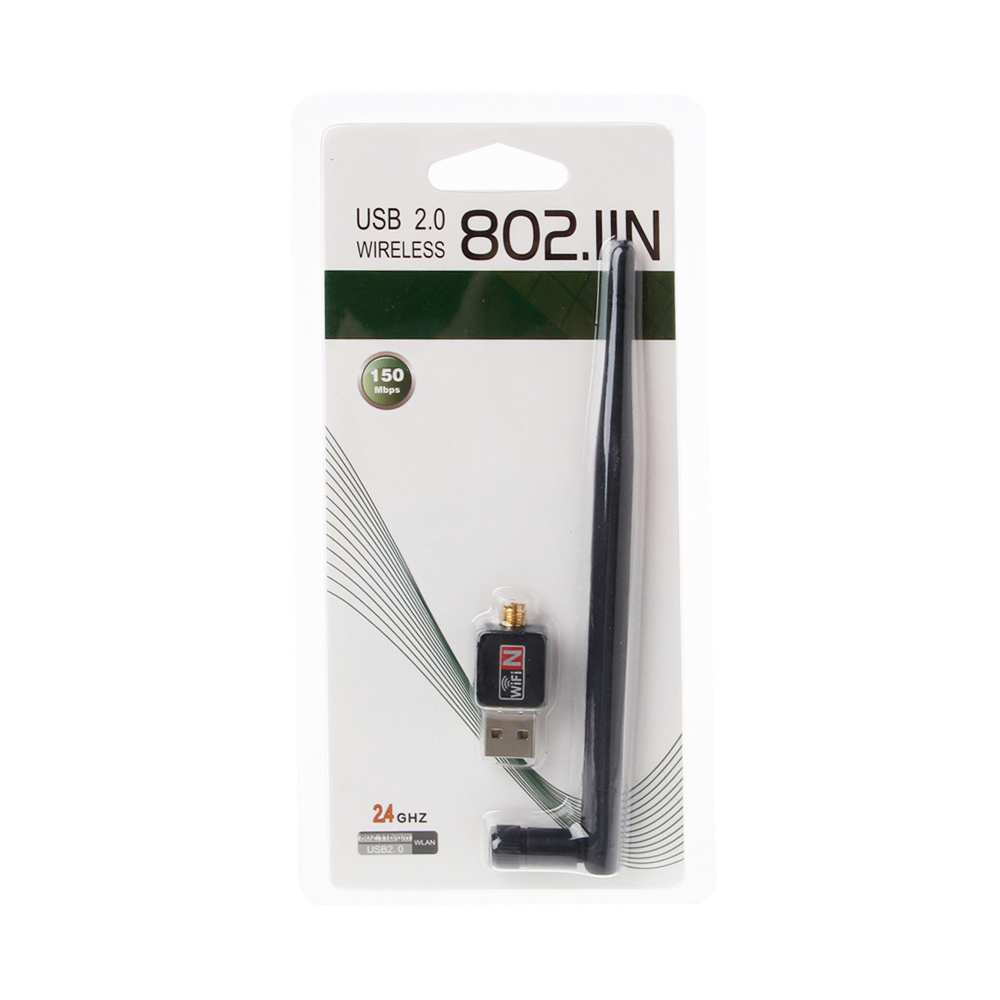 2PCS 600Mbps USB WiFi Dongle Wi-Fi Adapter for PC USB Wireless Network Card Adapter Wi-Fi Receiver Dongle for Windows