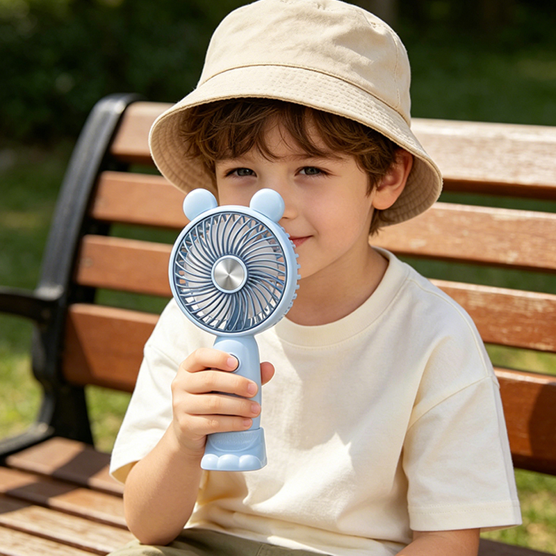 Handheld Mini Fan Rechargeable Portable Desk Fan Small USB Fan Personal Hand Fan