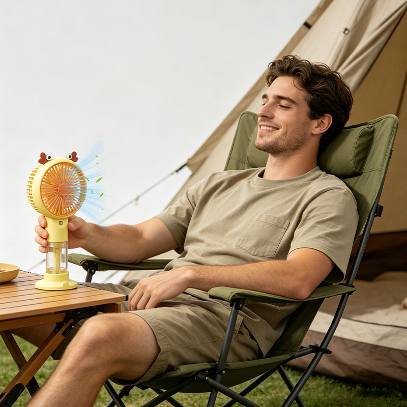 Misting Handheld Fan Rechargeable Mini Fan Portable Spray USB Personal Water Fan For Travel