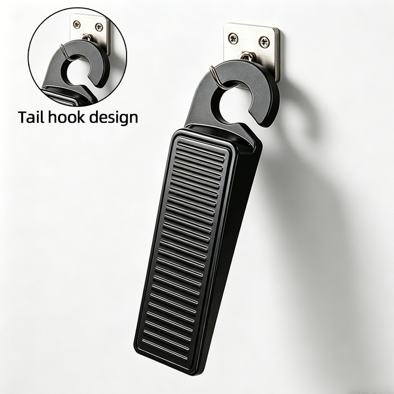 2PCS Hangable Door Stoppers Indoors Door Wedge Non-Slip Rubber Door Stopper Wall Protector