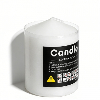 15cm Column Candle Wax Long Burn Candles with Cotton Wick for Relaxation Yoga Bath