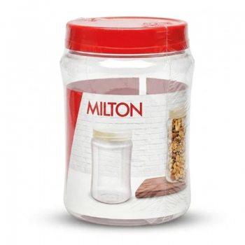 1500ML Round Pet Jar PET Plastic Food Storage Jar with Lids Reusable