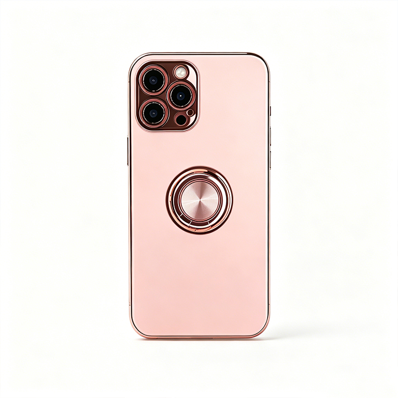 3Pack Shockproof Electroplated Case for iPhone 12 Pro 6.1-Inch Rose Gold