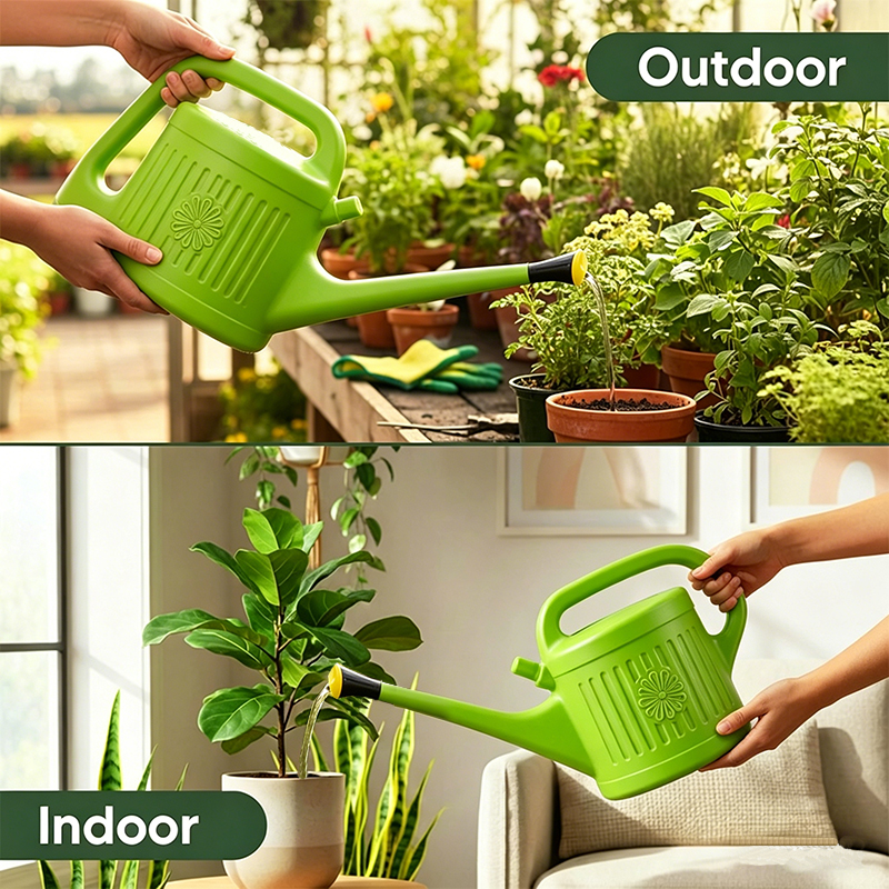 15L Garden Watering Can Durable Plastic Watering Can Plants Garden Jug