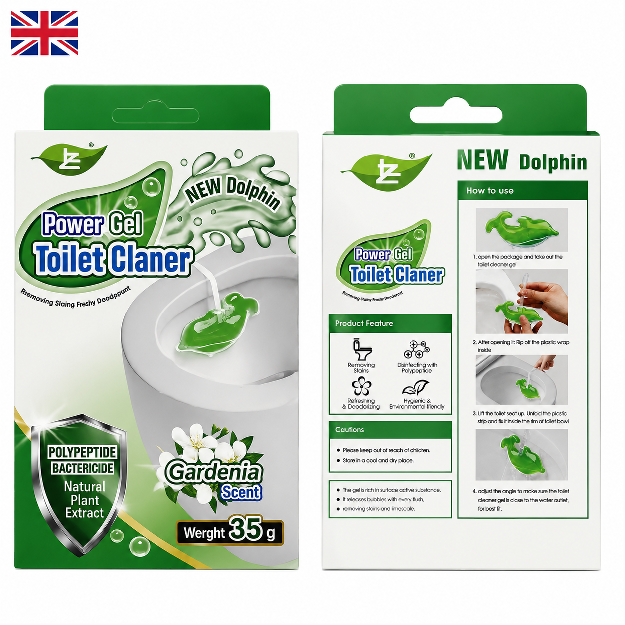 3PCS Toilet Rim Gel Cleaner Toilet Gel Cleaner for All Around Cleanliness Brilliant Shine Gardenia Verbena Scent
