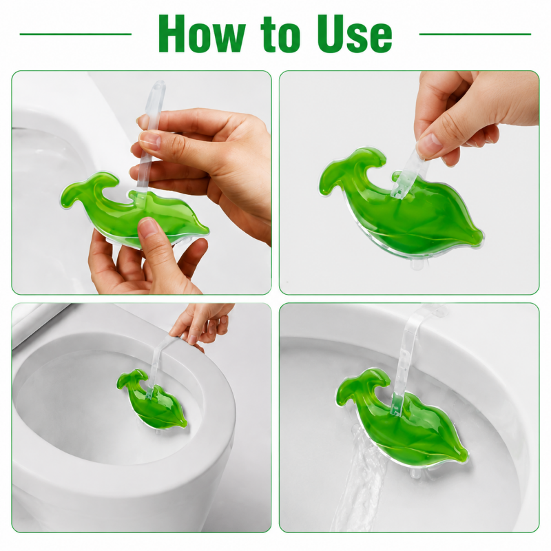 3PCS Toilet Rim Gel Cleaner Toilet Gel Cleaner for All Around Cleanliness Brilliant Shine Gardenia Verbena Scent