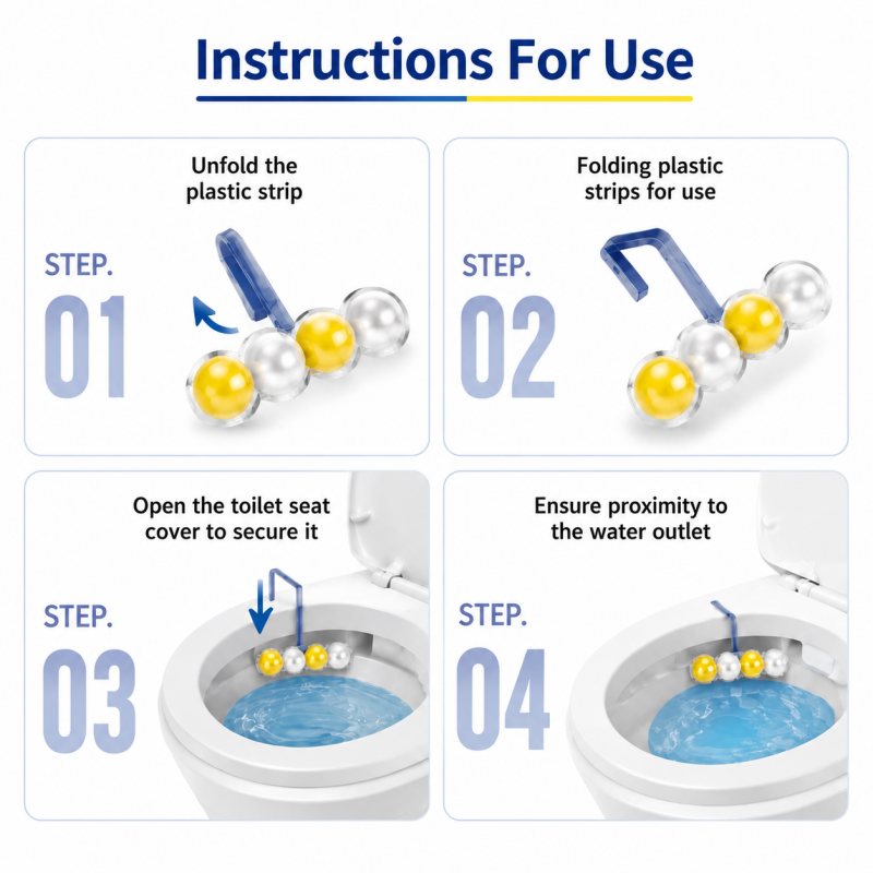 3PCS Toilet Rim Block Cleaner Toilet Freshener for All Around Cleanliness Brilliant Shine Jasmine Ocean Lavender Scent Home Use