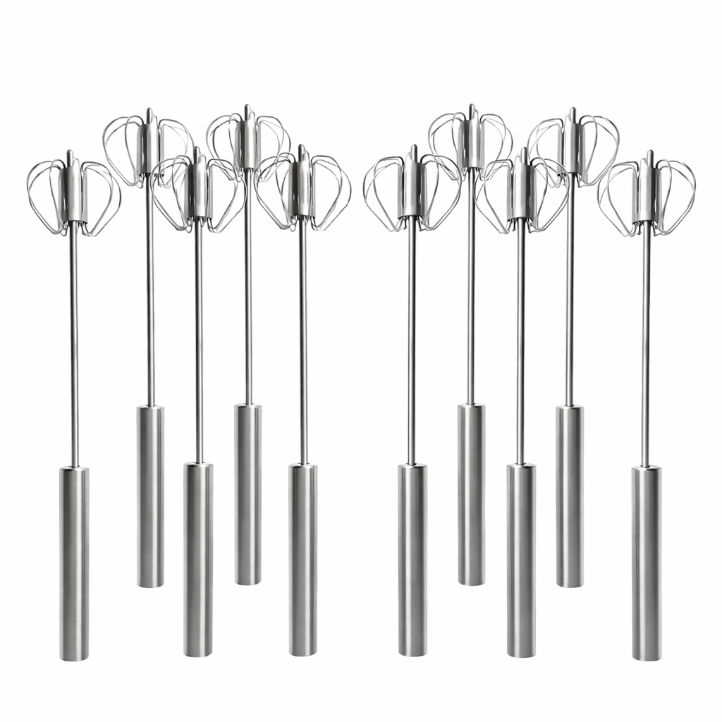 10PCS Commercial Use Egg Beater Semi Automatic Egg Whisk Hand Push Blender Mixer for Cooking Class