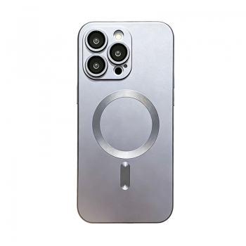 3Pack Magnetic Case for iPhone 15 Plus 6.7-Inch Gray, Compatible with MagSafe Shockproof With Lens Protector
