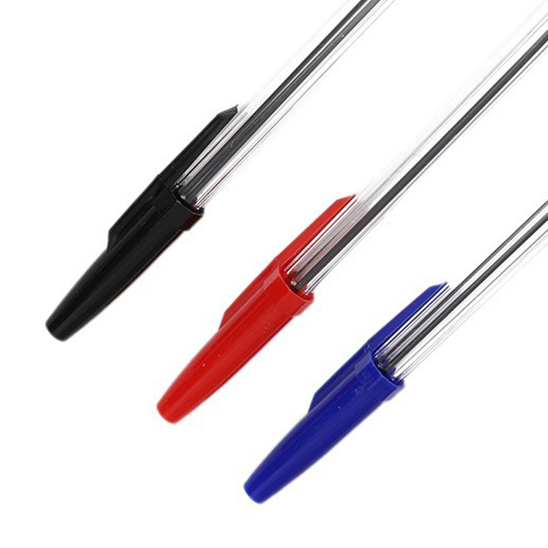 10PCS Pens Classic Ballpoint Stick Pens Random Colours Medium Point