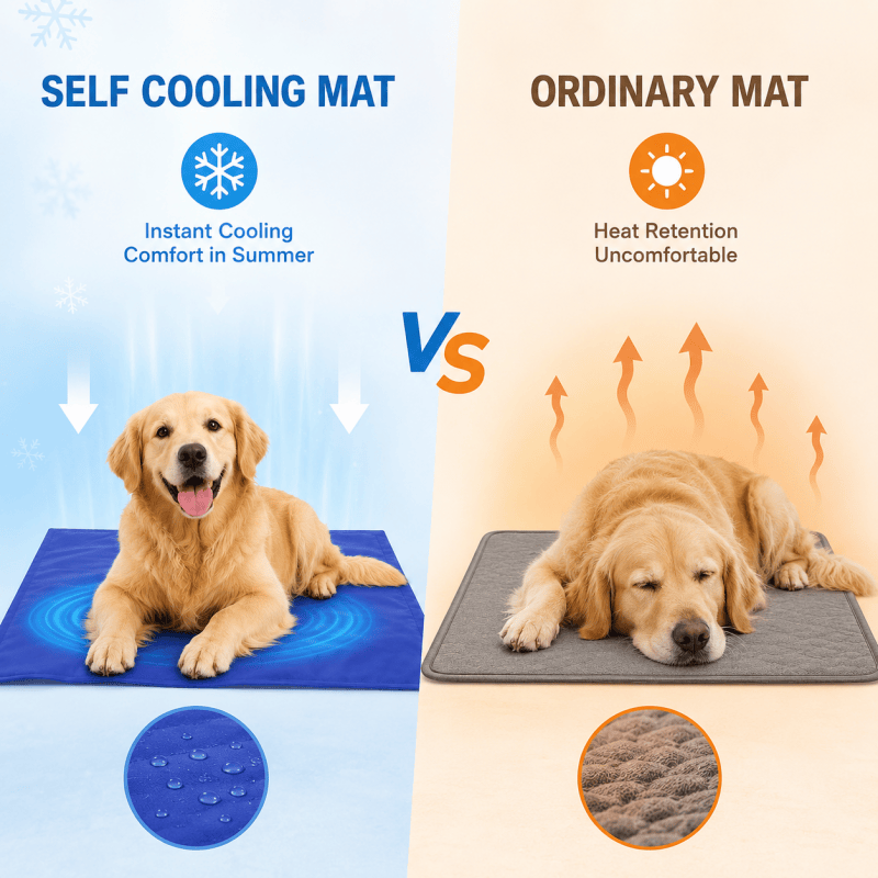 Dog Cooling Mat 30KG Large Dogs Self Cooling Pads Cat Pets Cooling Mats 40x60CM