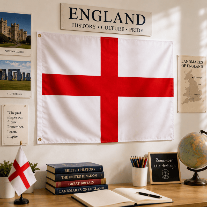 3Pack England Flag 3X2ft Double Sided St George Cross Flag FIFA World Cup Rugby Decor