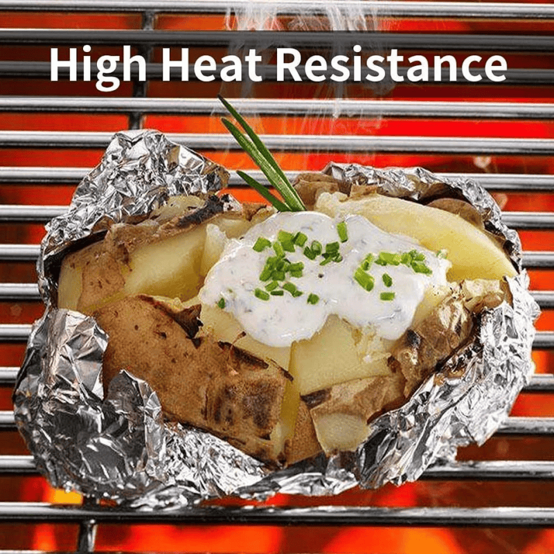 5Pack 5m x 45.5cm Aluminum Foil Tin Foil Paper for Cooking and Baking