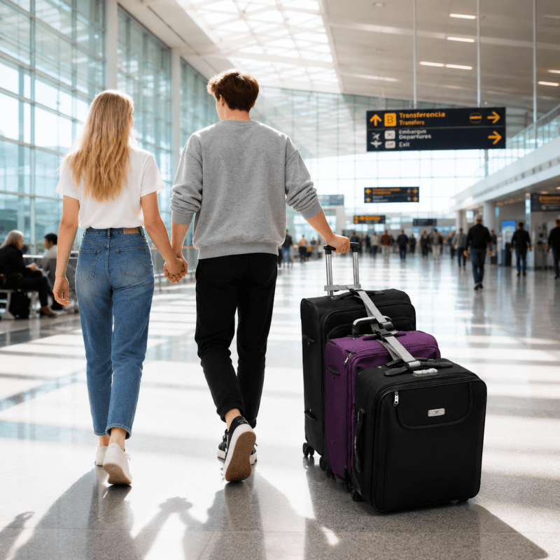 Luggage Connector Straps for Suitcase Add A Bag Adjustable Connect 3 Luggage Together