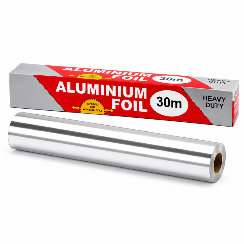 2Pack 30m x 45cm Aluminum Foil Tin Foil Paper for Cooking and Baking