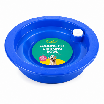 Dog Cat Cooling Bowl Water Feeding Bowl Cooling Drinker Station, Freeze Activated Hydration Dish
