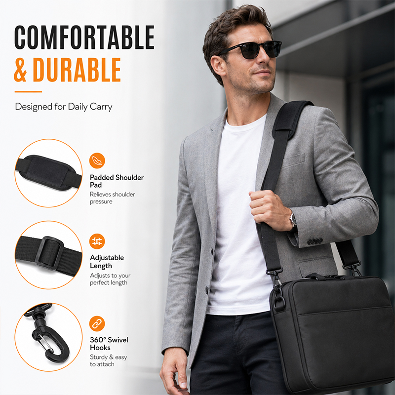 Replacement Shoulder Strap Adjustable Padded Bag Belt for Laptop Bag Mower Bag