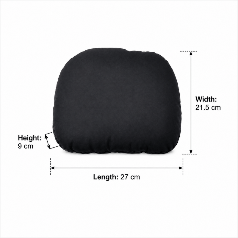 Black Car Headrest Pillow Neck Support Cushion