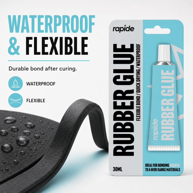 30ml Flexible Rubber Glue Waterproof Adhesive Repair Glue DIY Repairs