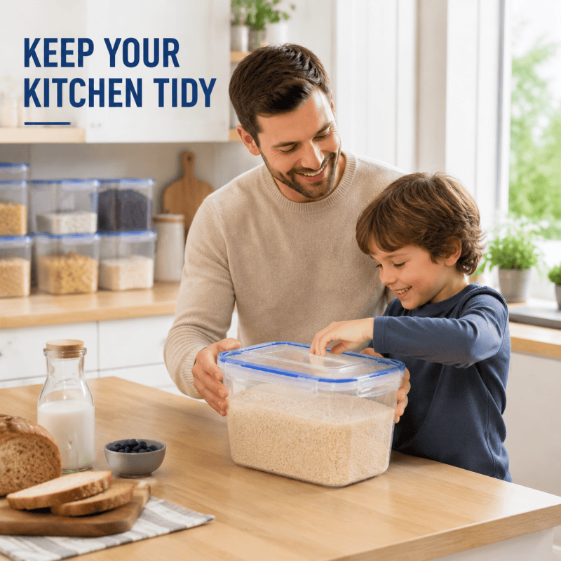 5000ML Food Storage Container Large Rectangular Leakproof Box