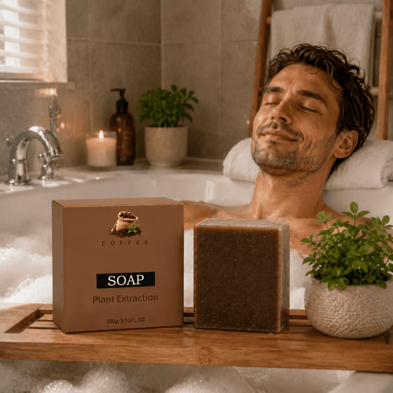 Coffee Natural Handmade Soap Bar for Face Body