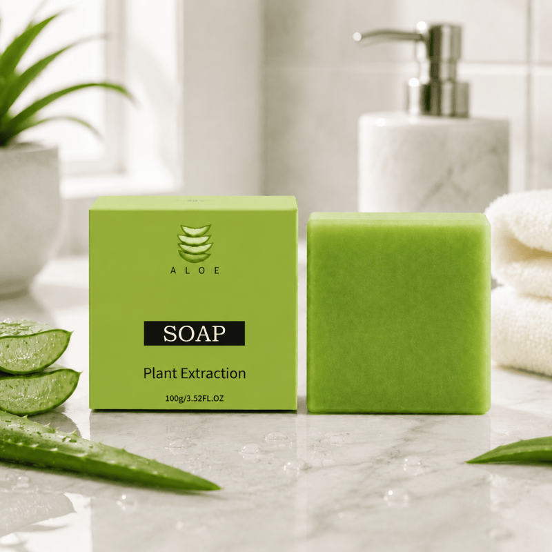 Aloe Natural Handmade Soap Bar for Face Body