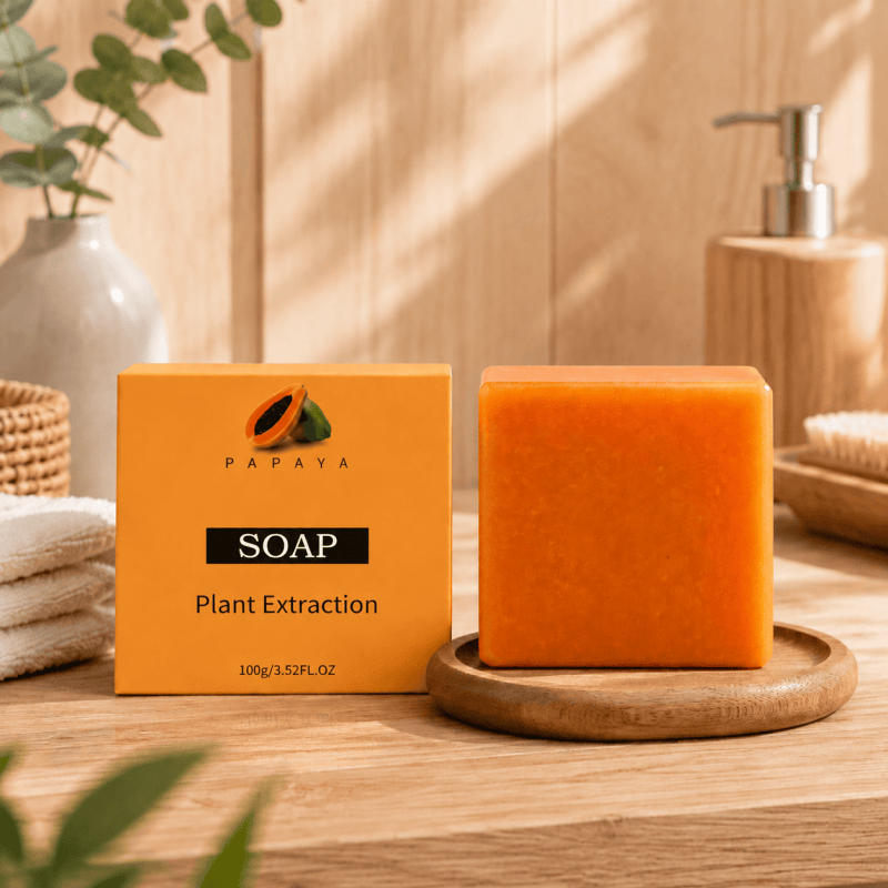 Papaya Natural Handmade Soap Bar for Face Body