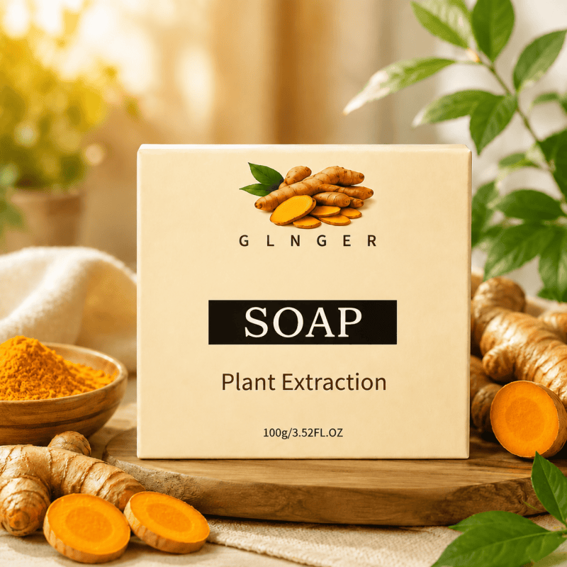 Ginger Natural Handmade Soap Bar for Face Body