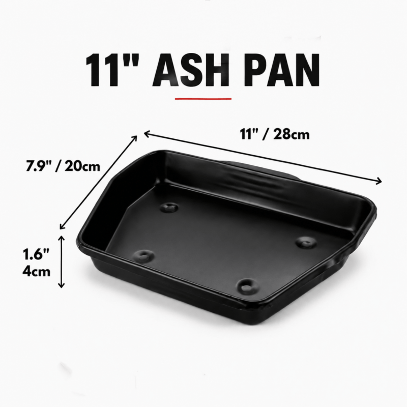 11 Inch Ash Pan Tray for 16 Inch Fireplace Wood Burner