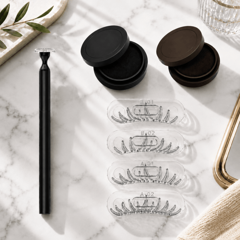 Women Lower Eyelash Stamp Kit Bottom Lash Stamp Set