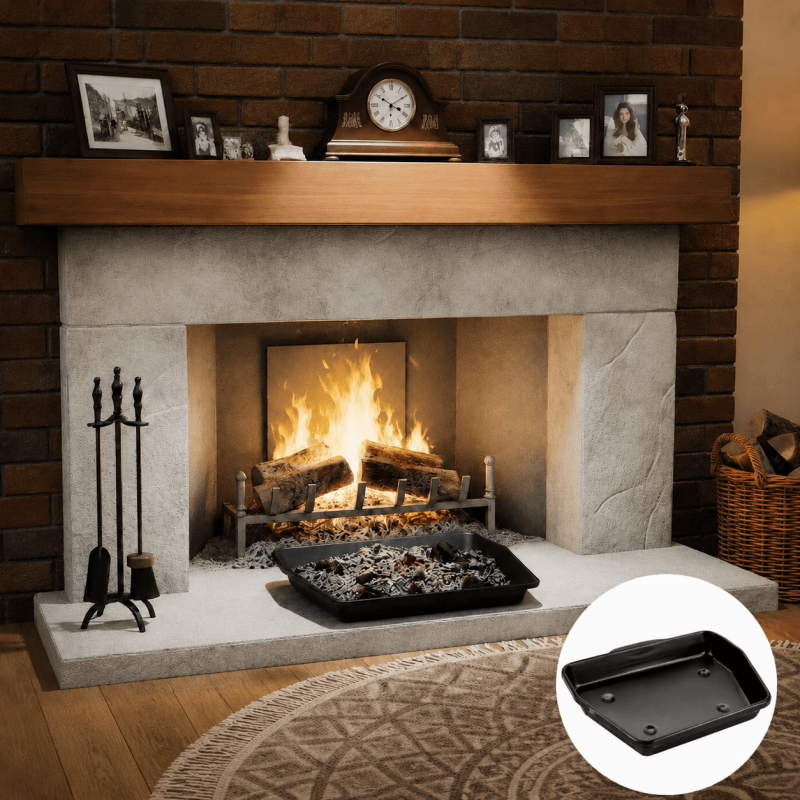 11 Inch Ash Pan Tray for 16 Inch Fireplace Wood Burner