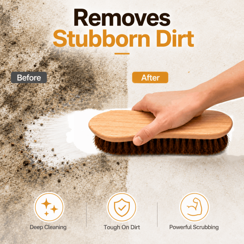 8 Inch Hand Bassine Scrubbing Brush Cleaning Brush for Patio Floor
