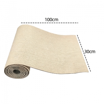 Cat Scratch Mat 30x100cm Self Adhesive Cut to Size Furniture Scratching Mat Khaki