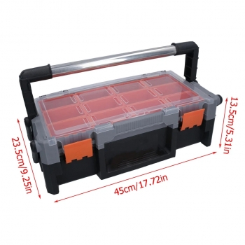 Cantilever Tool Storage Box 45 x 23.5cm Toolbox