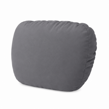 Grey Car Headrest Pillow Neck Support Cushion
