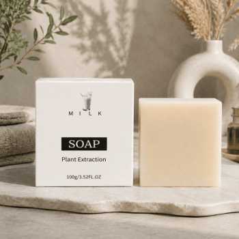 Milk Natural Handmade Soap Bar for Face Body