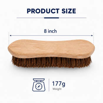 8 Inch Hand Bassine Scrubbing Brush Cleaning Brush for Patio Floor