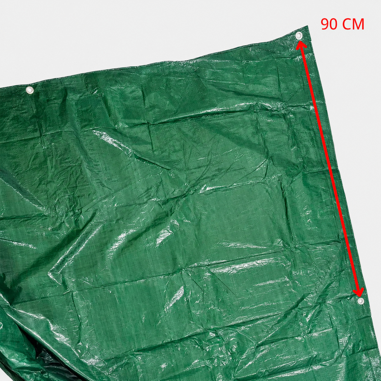 12FT x 18FT Green Tarpaulin Waterproof Ground Sheet Cover 70GSM