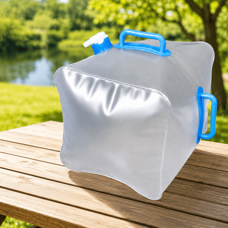 20L Foldable Water Container with Tap Portable Camping Water Carrier Bag