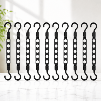 10PCS Space Saving Hangers Clothes Hanger Organiser Cascading Wardrobe